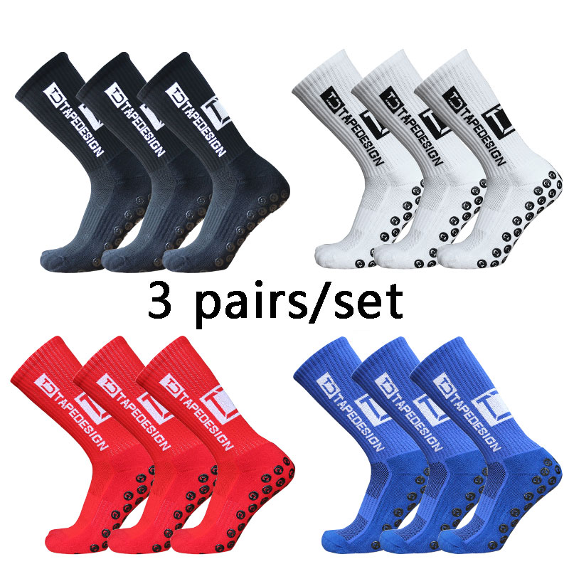 Sock Garter Men - 3 Pairs Anti-slip Soccer Socks Women