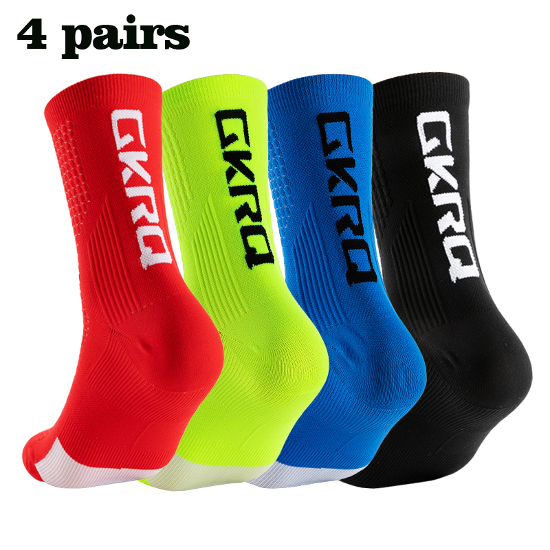 Sock Garter Men - GKRQ 4pairs 2025 New Cycling Socks