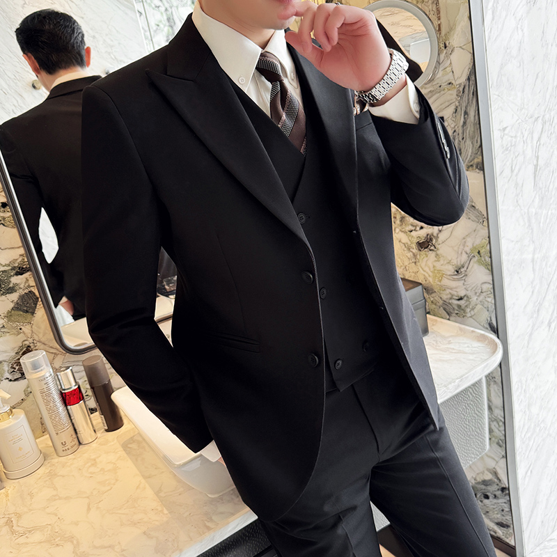 Men's suit three-piece busines - Men Formal Wear Top review and price