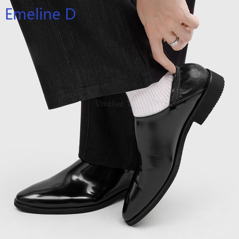 Male Glossy Patent Leather Loa - Men'S Urban Formal Wear review and price