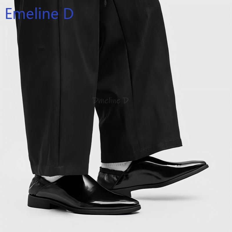 Male Glossy Patent Leather Loa - Men'S Urban Formal Wear review and price
