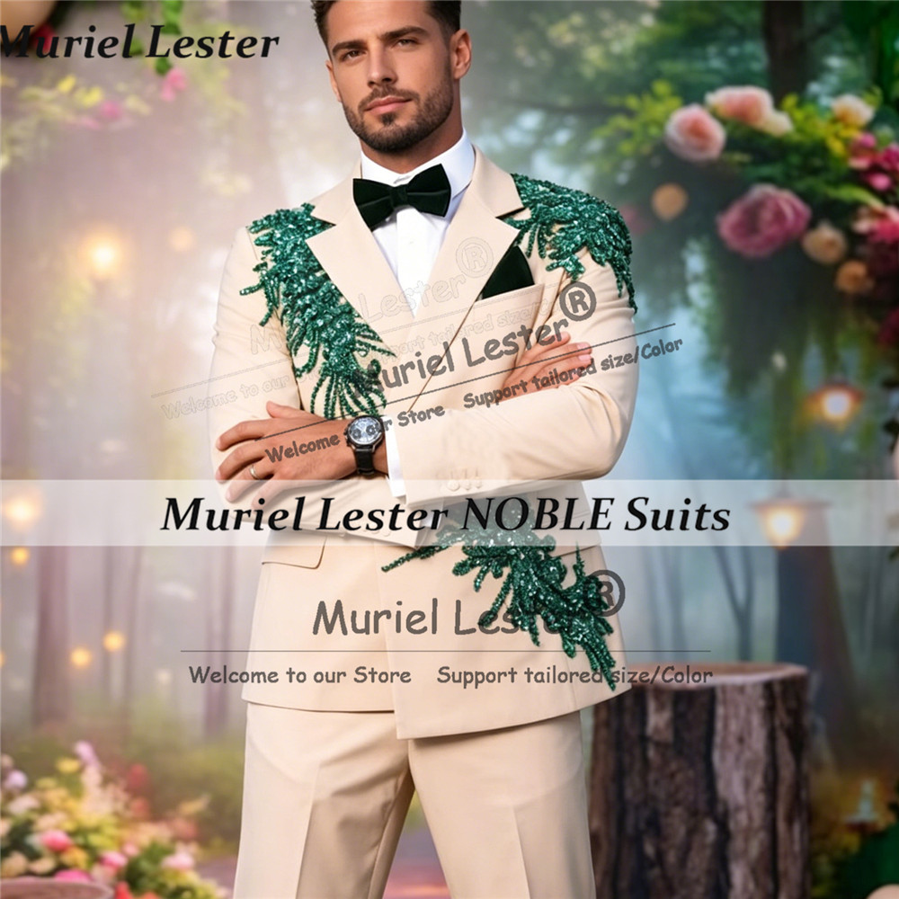 Customized Rhinestone Beaded S - Unique Men'S Formal Wear review and price