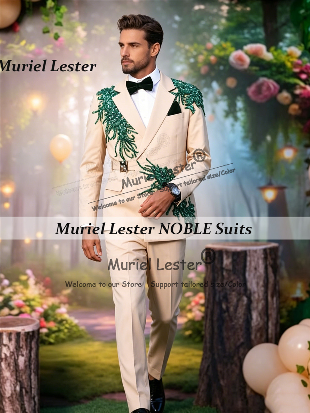 Customized Rhinestone Beaded S - Unique Men'S Formal Wear review and price
