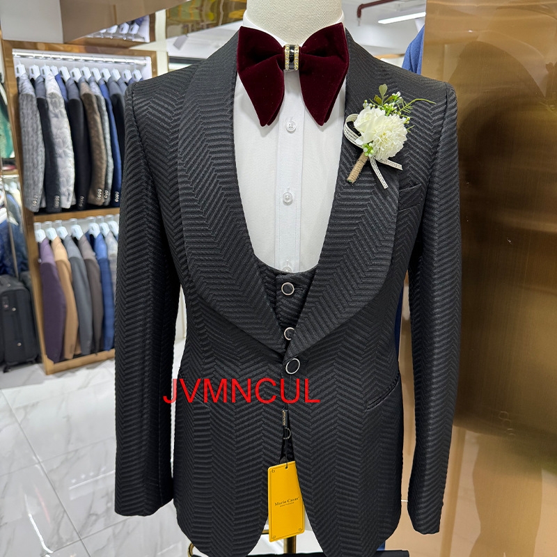 Men's Modern 3 Piece Suit Slim - Men'S Formal Wear For Reception review and price