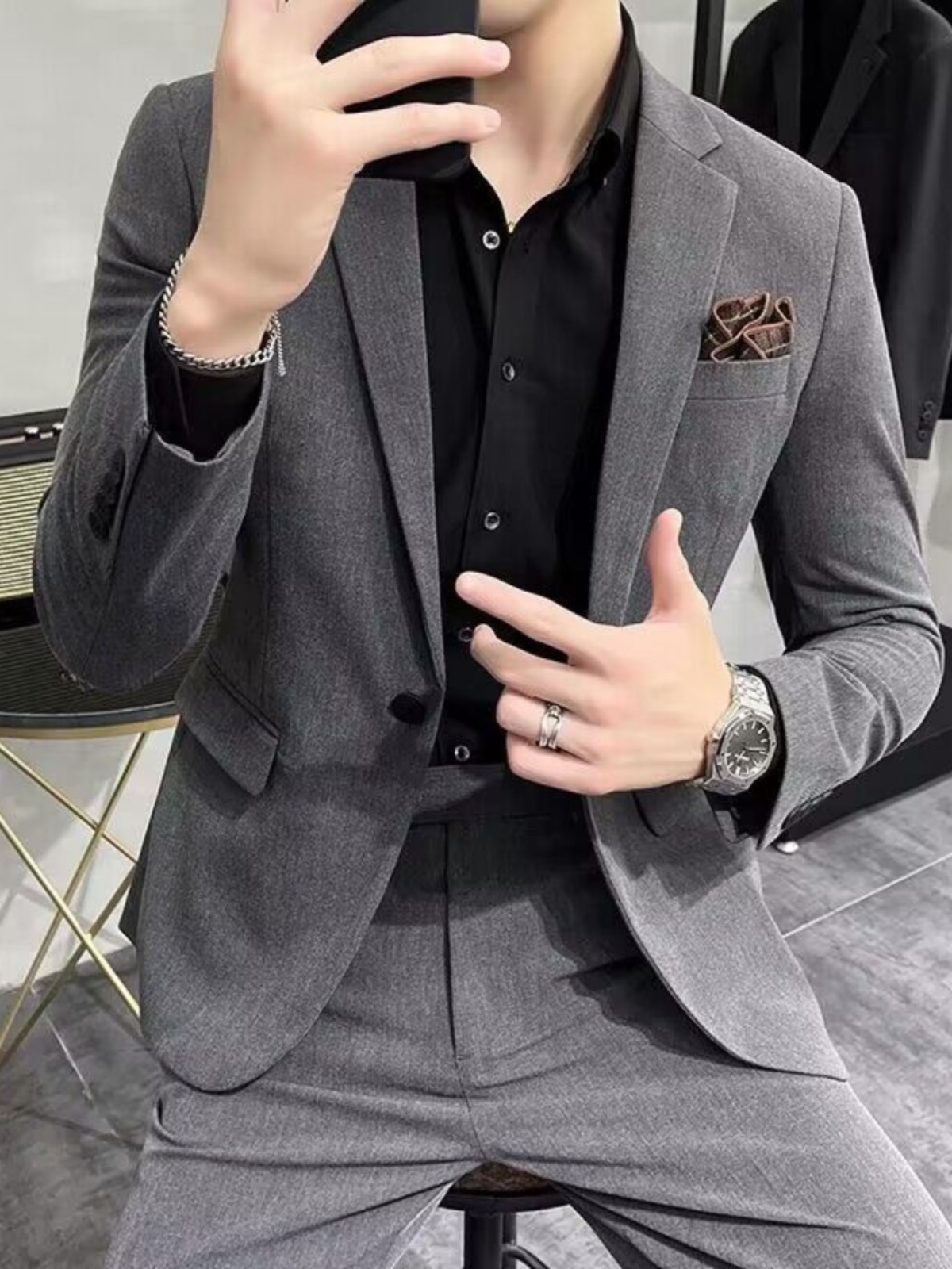 Business Casual Slim Fit Three - Men'S Urban Formal Wear review and price