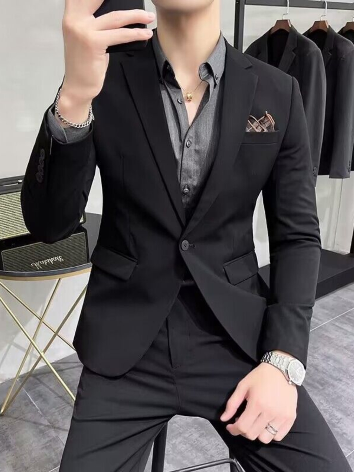 Business Casual Slim Fit Three - Men'S Urban Formal Wear review and price