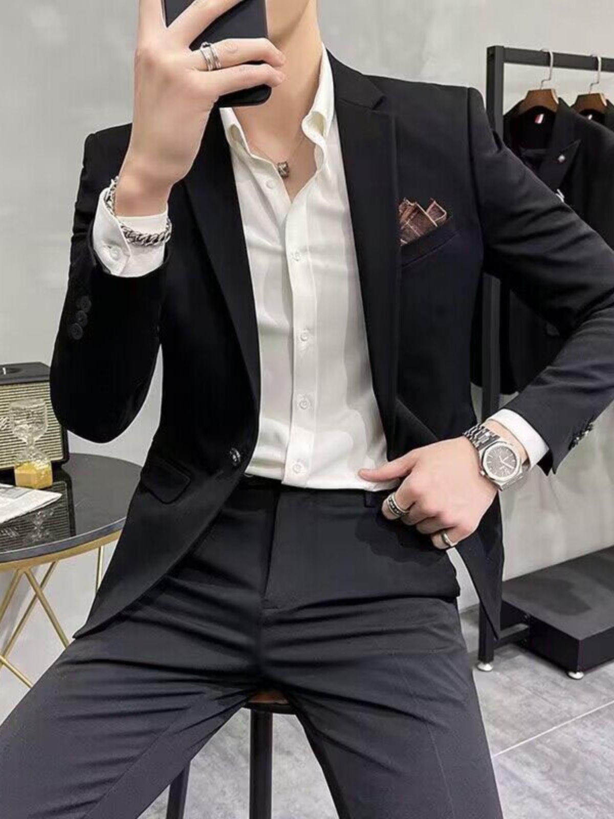 Business Casual Slim Fit Three - Men'S Urban Formal Wear review and price