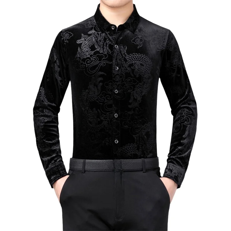 Men's Long Sleeve Shirt Chines - Men Formal Party Wear Dress review and price