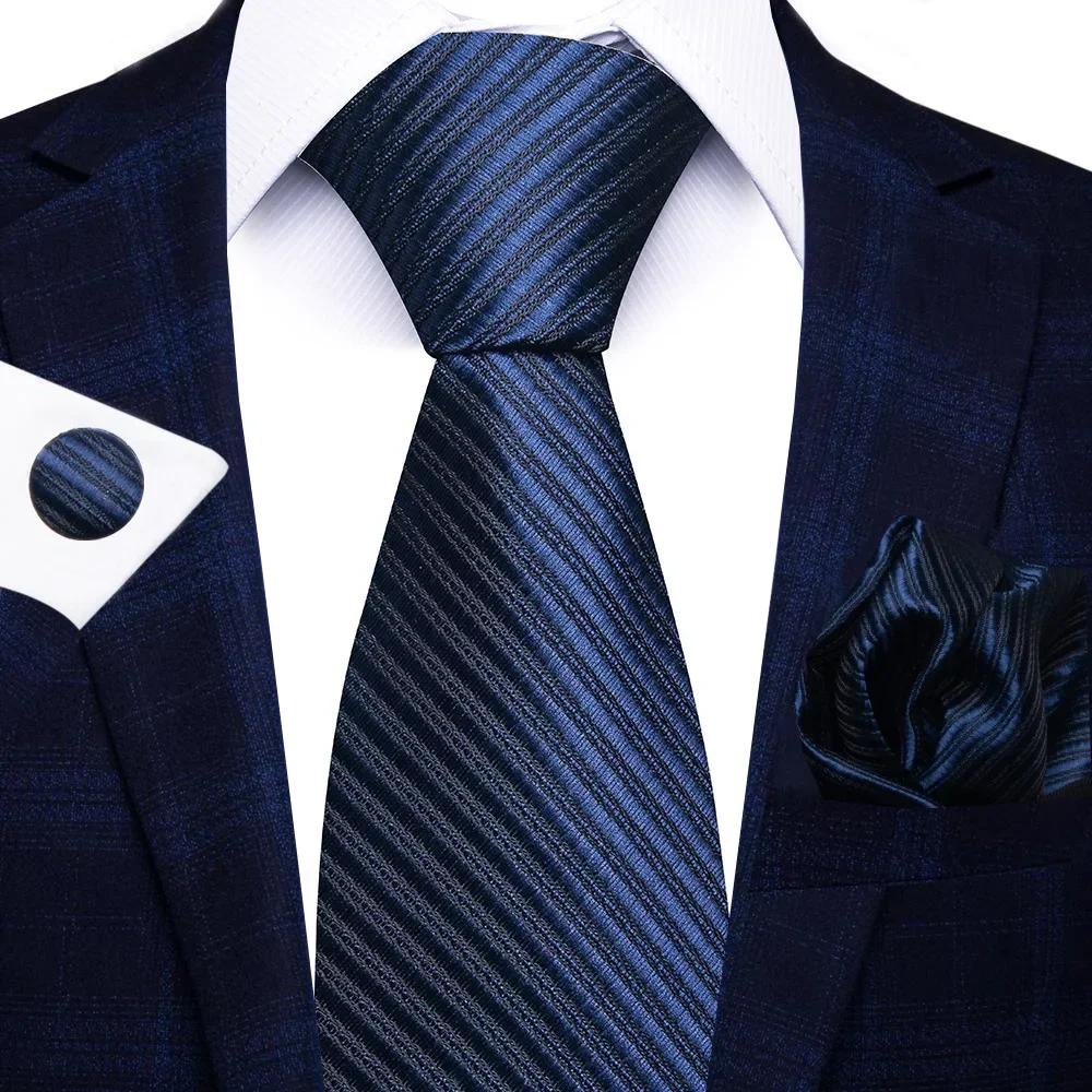 High-grade Polyester Silk Tie  - Men Formal Wear With Scarf review and price