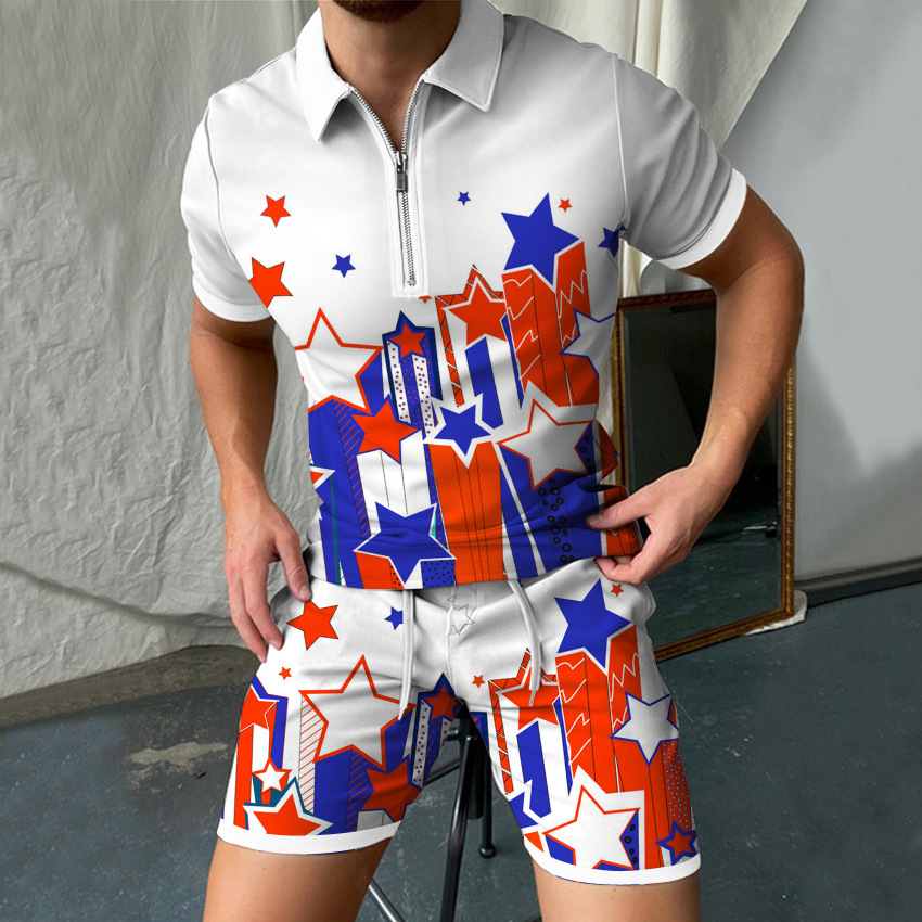 Leopard 3D Print Men Short Sle - Men'S Formal Beach Wear review and price