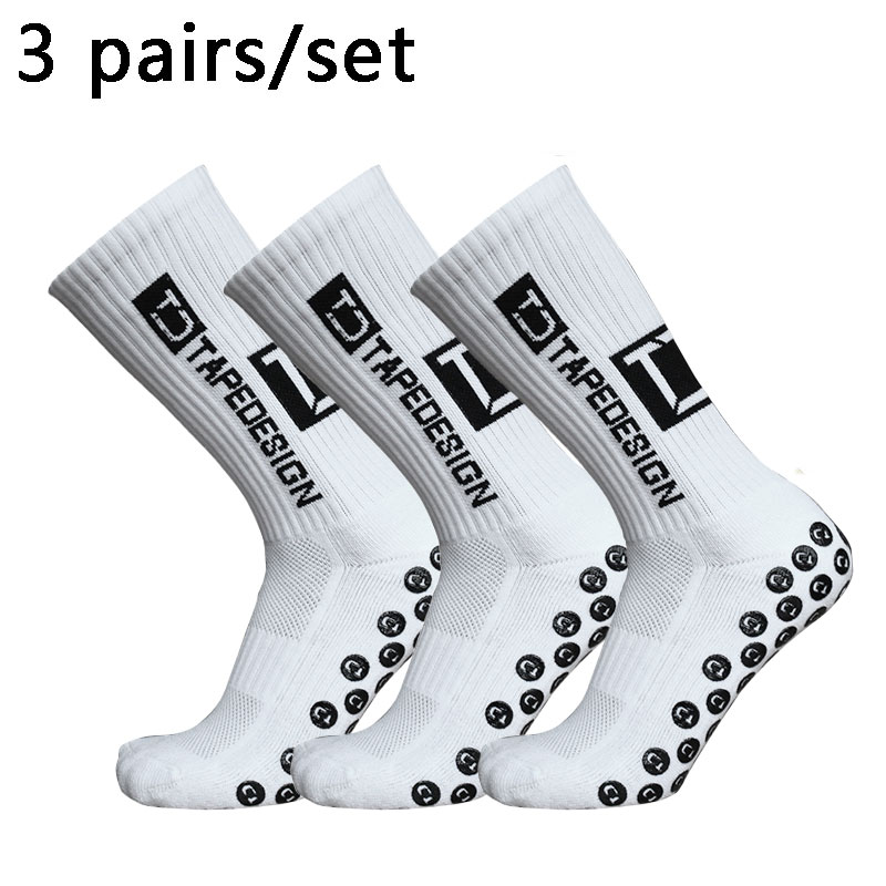 3 Pairs Anti-slip Soccer Socks - Sock Garter Men review and price