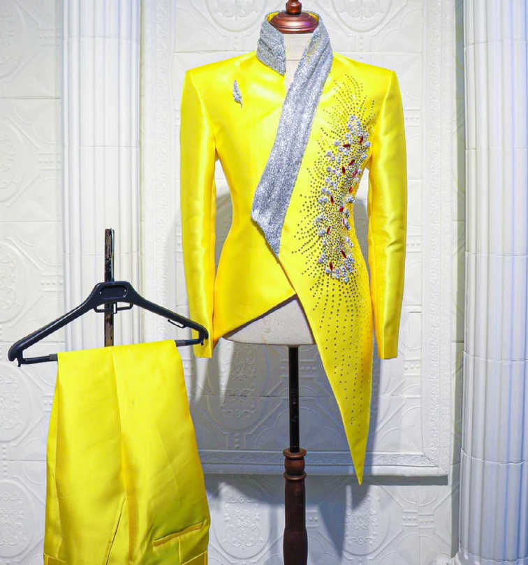 Fashion Yellow Wedding Tuxedos - Unique Men'S Formal Wear review and price