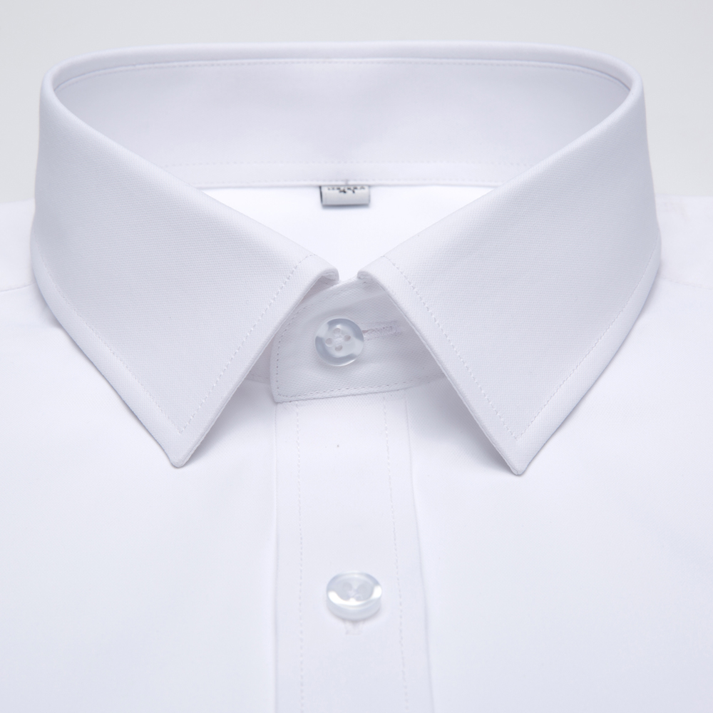 White Solid Color Men's Long S - Men Formal Wear Shirts review and price