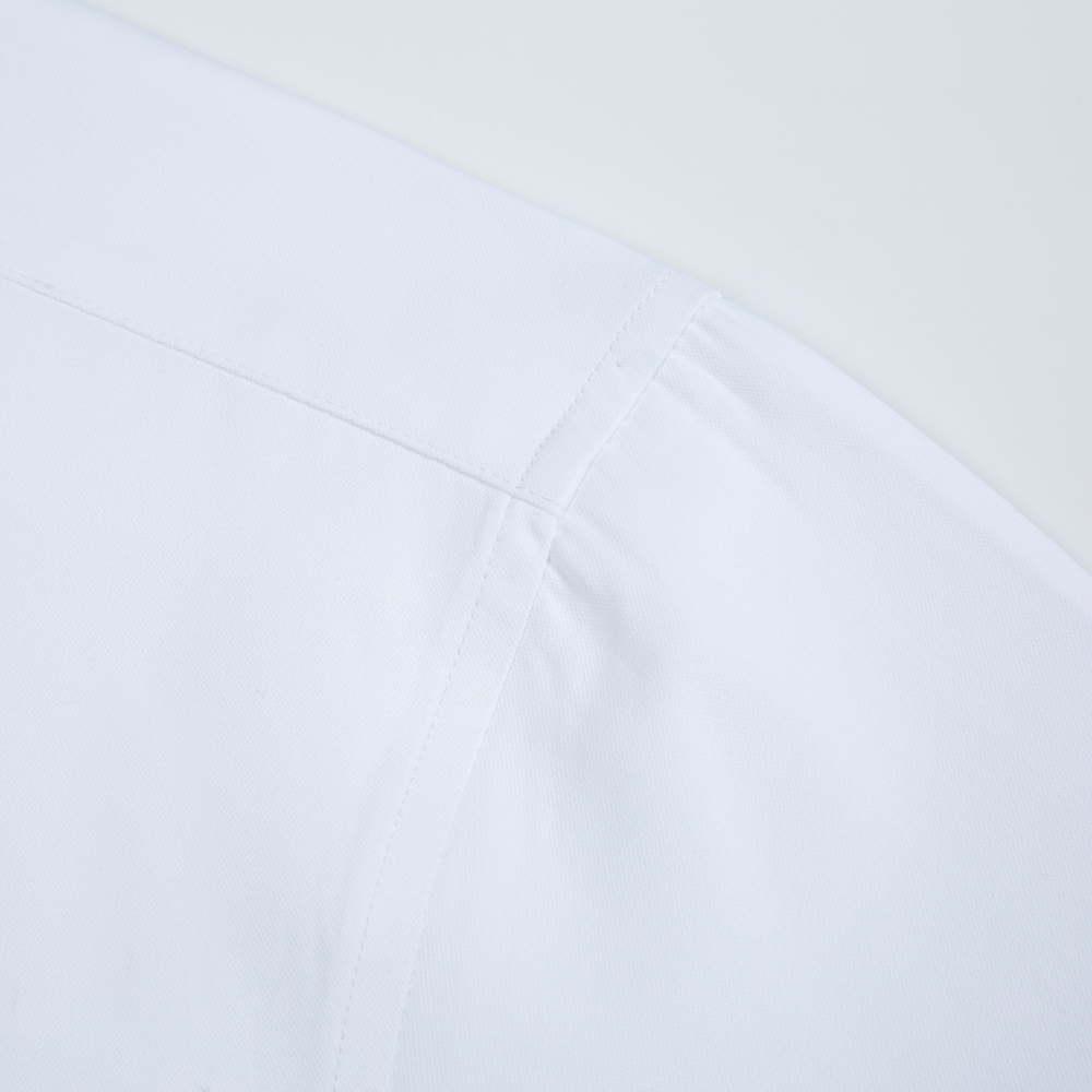 White Solid Color Men's Long S - Men Formal Wear Shirts review and price