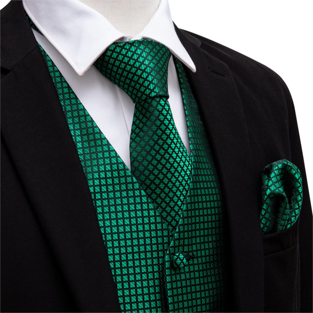 Green Suit Vest Men Paisley Wa - Formal Vest Waistcoat review and price