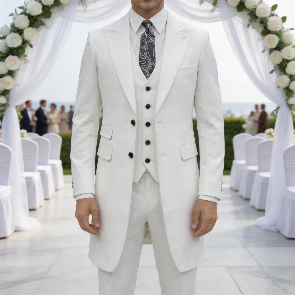 Slim Fit 3 Pieces Formal Men S - Men Formal Wear Outfits review and price