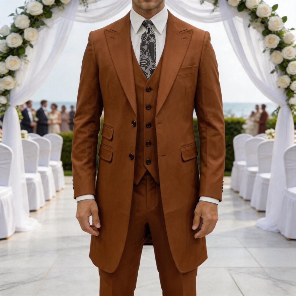 Slim Fit 3 Pieces Formal Men S - Men Formal Wear Outfits review and price