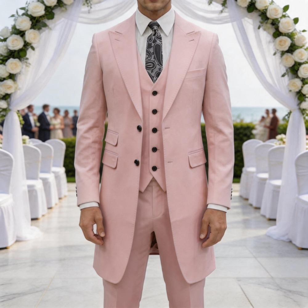 Slim Fit 3 Pieces Formal Men S - Men Formal Wear Outfits review and price