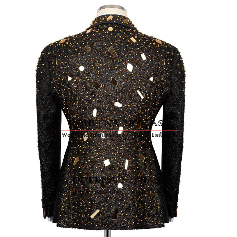 Sparkly Crystals Beading Suit  - Men'S Formal Wear For Reception review and price
