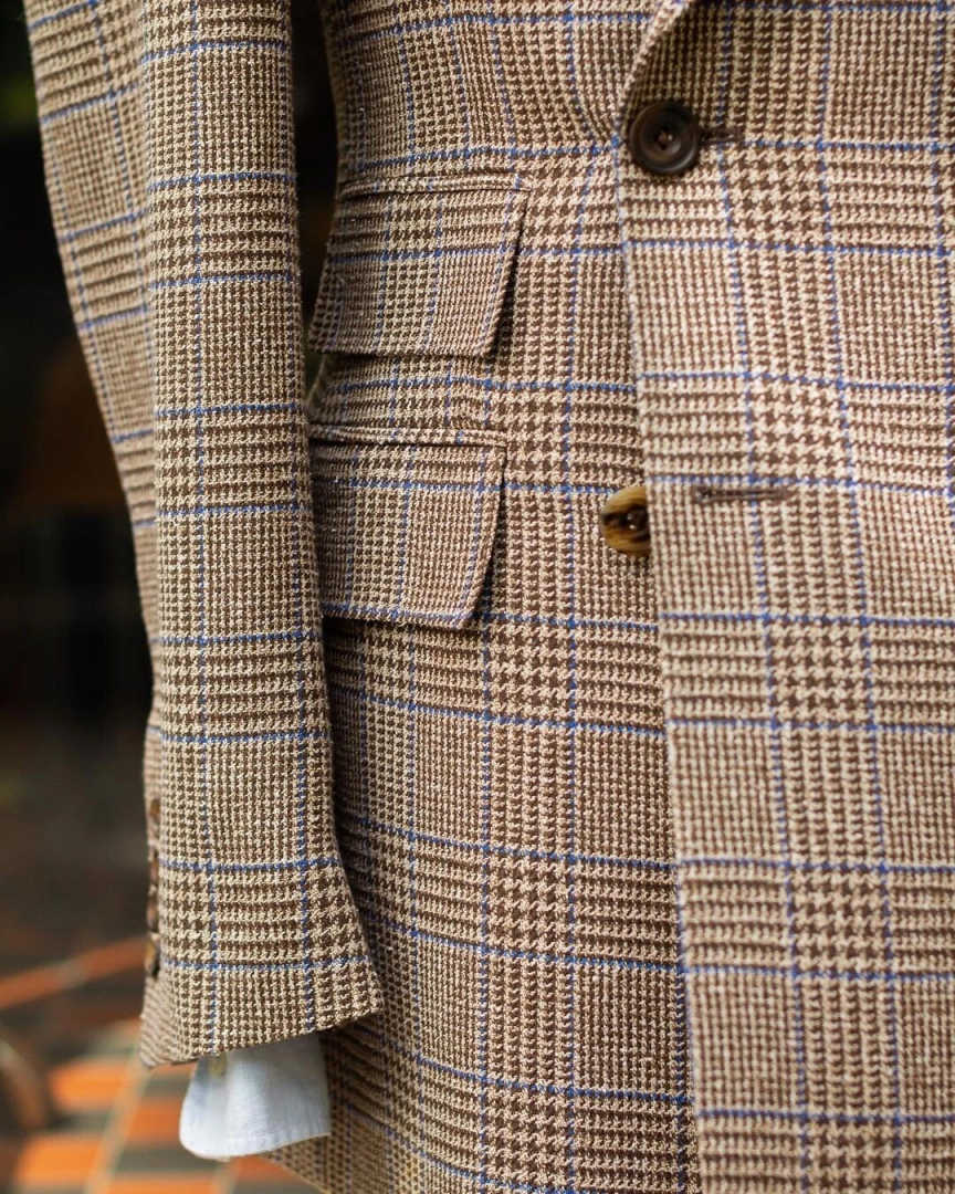 Retro Check Double Breasted Me - Men'S Formal Wear For Reception review and price