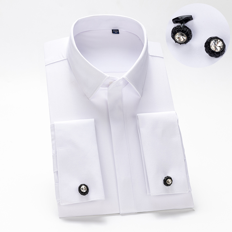 Men's French Cufflinks Shirt,  - Men Formal Wear Shirts review and price