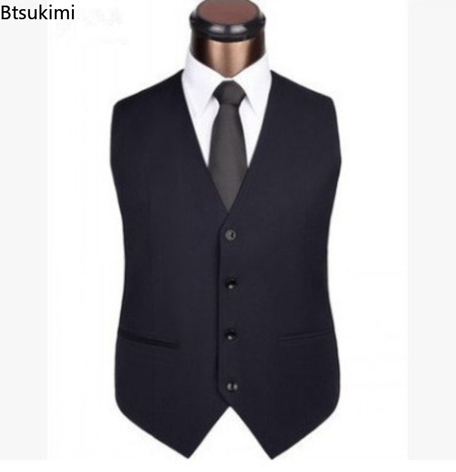 S-6XL Plus Size Men's Korean S - Formal Vest Waistcoat review and price