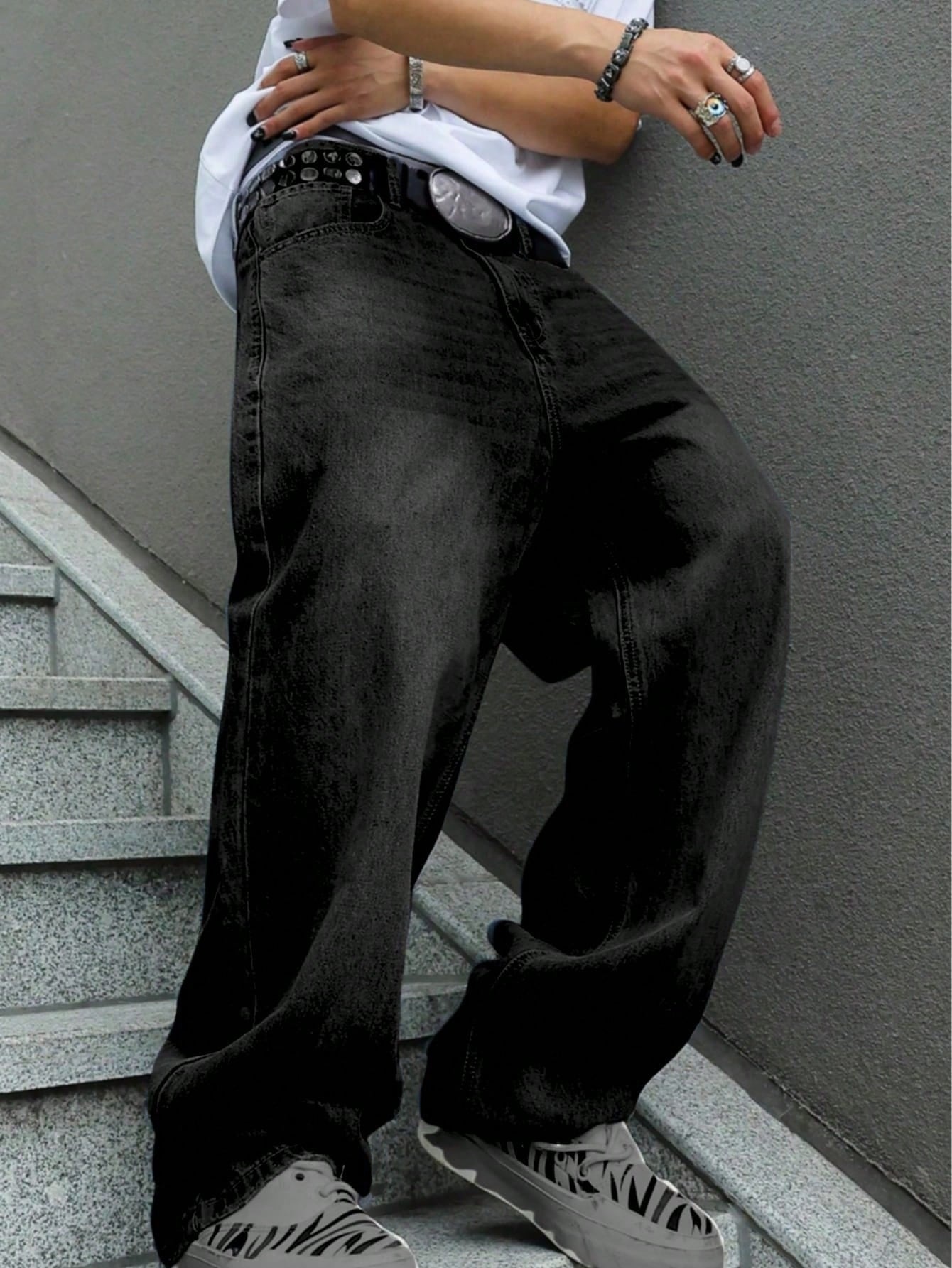 Men'S Straight-Leg Loose Jeans - Men'S Urban Formal Wear review and price