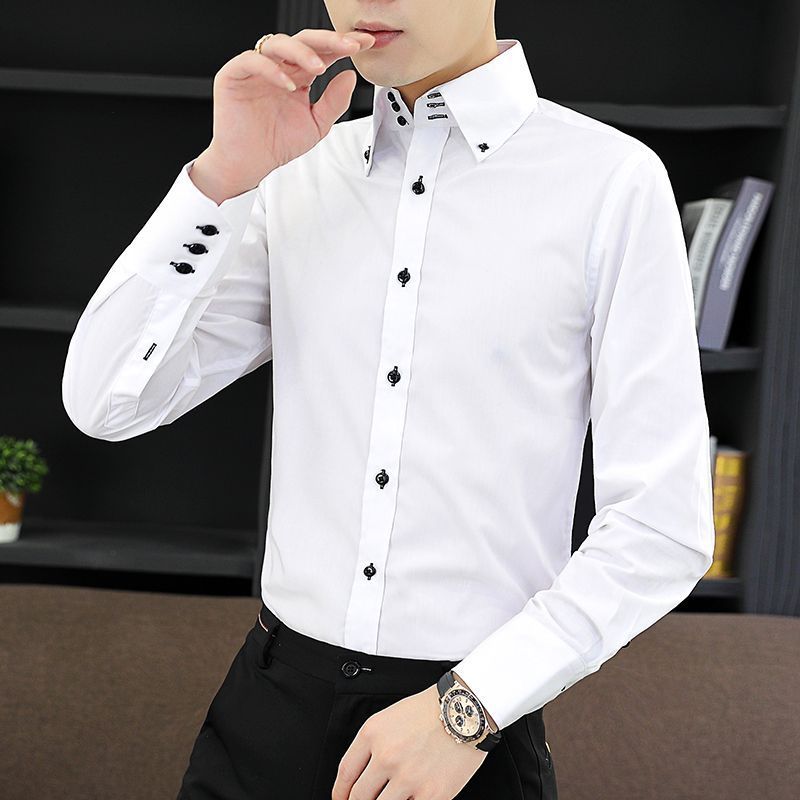 Spring Autumn Men's Executive  - Men Formal Wear Shirts review and price