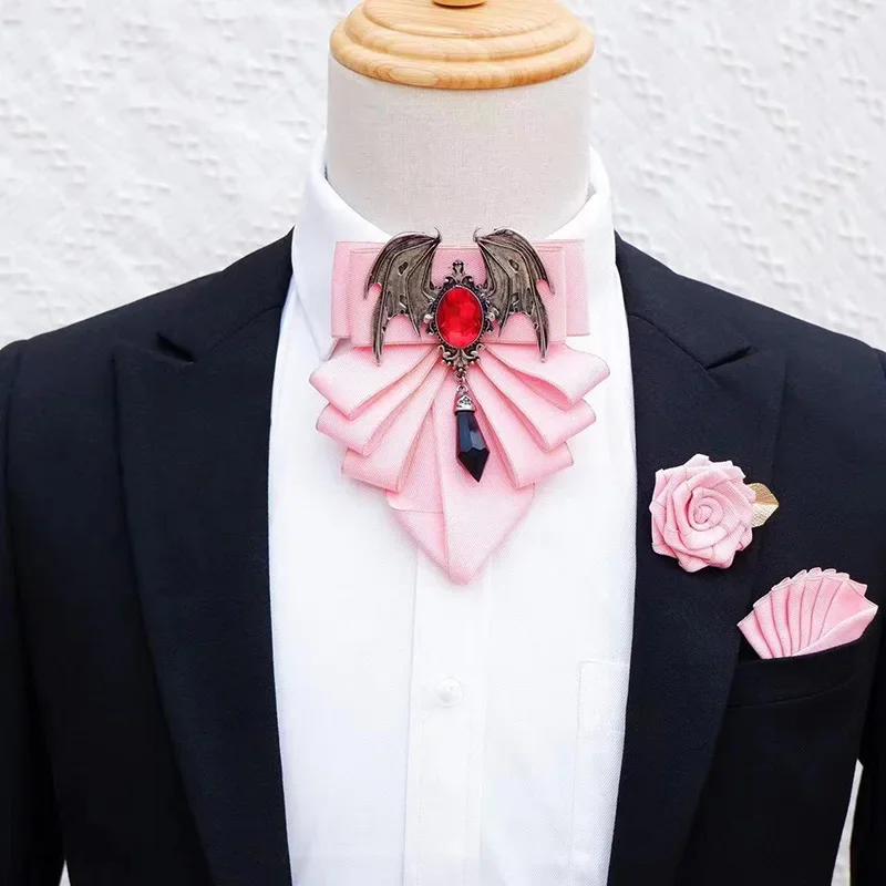 Men's Bow Tie Brooch Set Briti - Men Formal Wear Shirts review and price