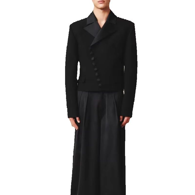 Loose Men Suits Pants Set 2 Pc - Men Formal Wear Outfits review and price