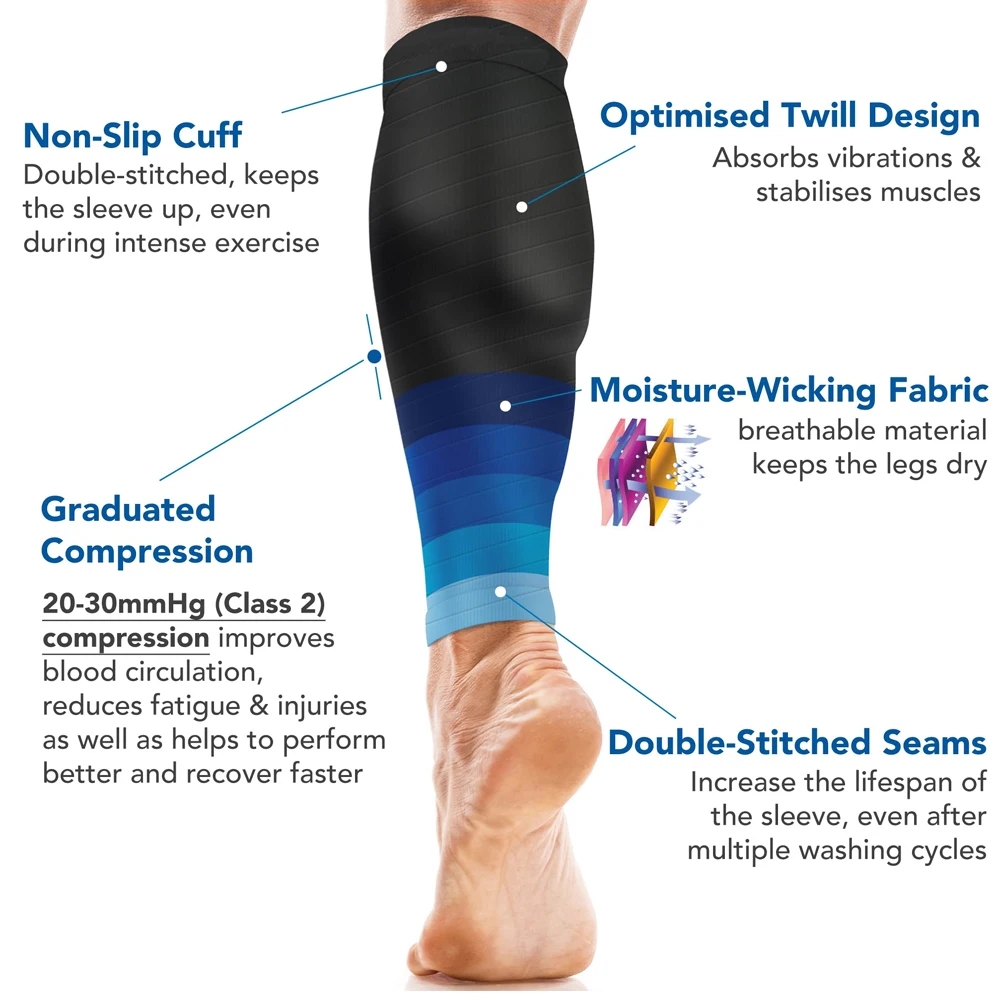 1Pair Calf Compression Sleeve  - Sock Garter Men review and price