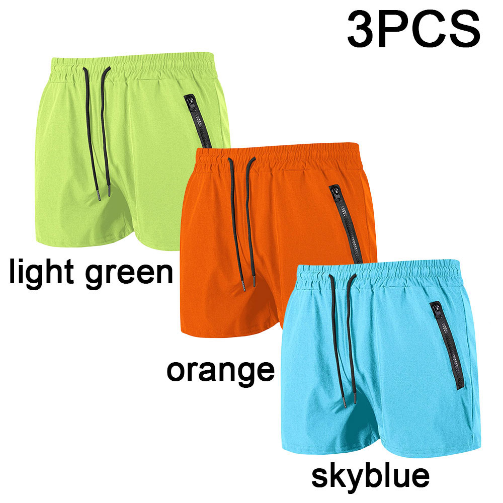 3PCS Swim Trunks with Zipper P - Men'S Formal Beach Wear review and price