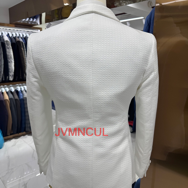 Men's Jacquard 3 Piece Suit Ta - Men'S Formal Wear For Reception review and price