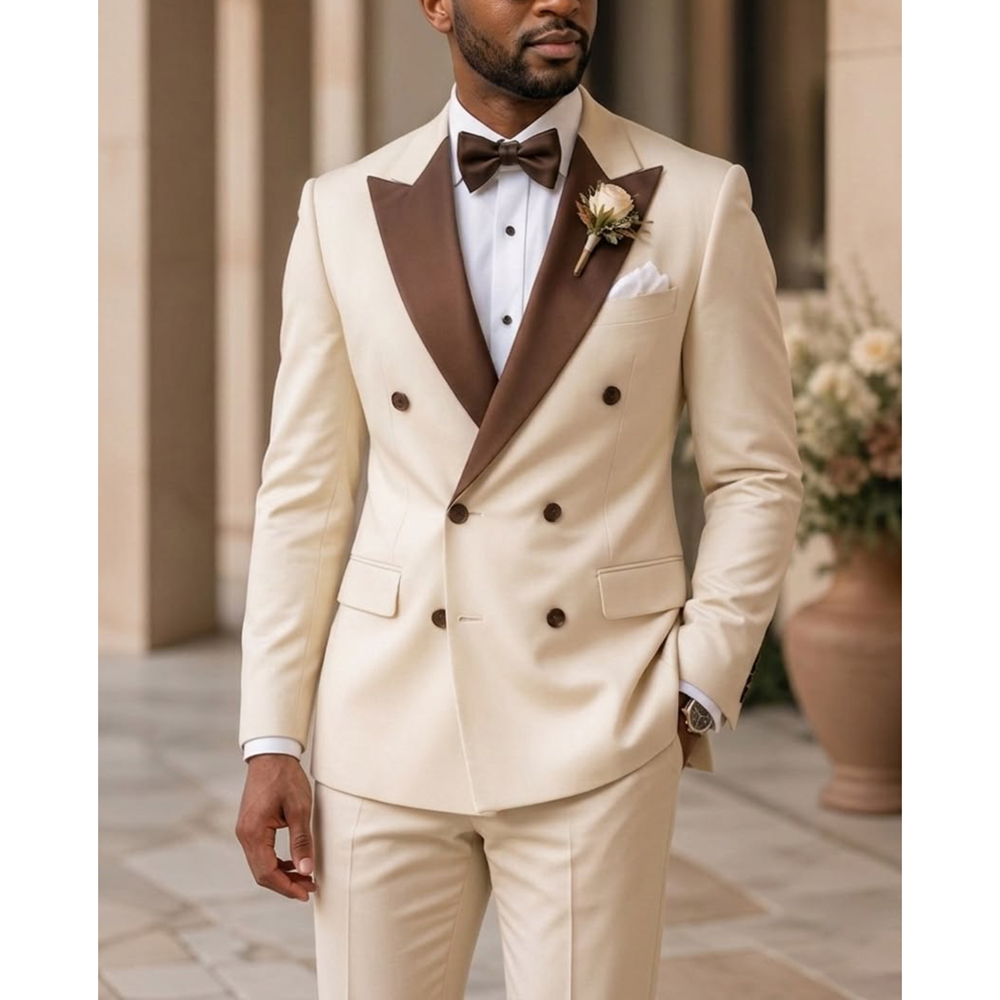 Men Double Breasted Tuxedo Sui - Men Formal Wear Outfits review and price